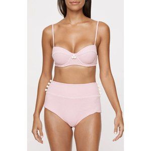 Marysia Salento Top & Bottom in Bloom Size XS High Waisted